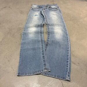 Vintage y2k Women's Angels Flared Baggy Jeans